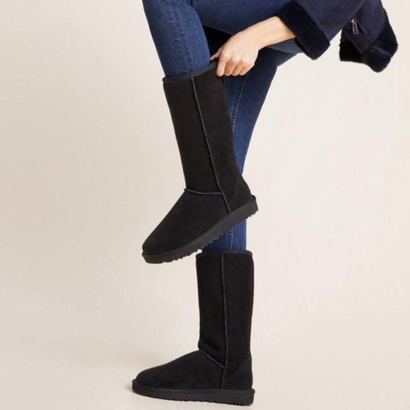UGG Shoes - UGG Classic Tall Boots Black Size 5